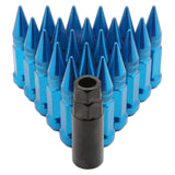 24 - 6stud Forged Steel 80mm Spike Wheel Nuts