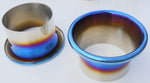 Stainless Intake Trumpet - Titanium Coated 3" 4"