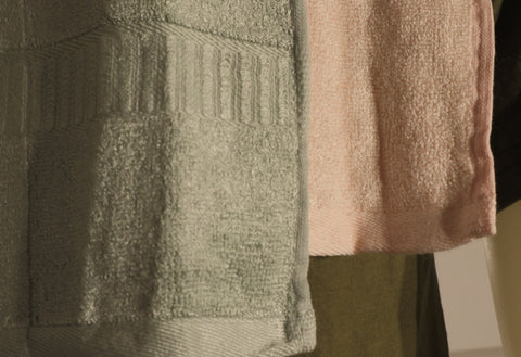 Natural Bamboo Fibre Face Towel - 2pack