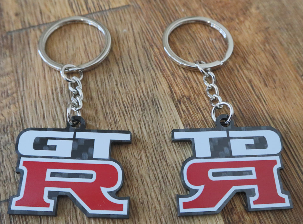 GTR Real Carbon Keyring #1 - Double Sided Print – Giving Back Motorsport