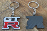 GTR Real Carbon Keyring #2 - Single Sided Print