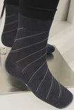 Mens Bamboo Socks - Striped - Warm