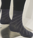 Mens Bamboo Socks - Striped - Warm