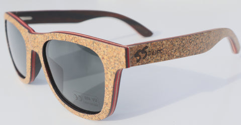 Recycled Skateboard Wood-CORK Shades - Limited Edition