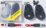 D1 Carbon Flush Mount Bonnet pins with Lock