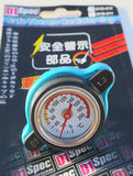 D1 Radiator Cap With Temp Gauge 0.9 1.1 or 1.3 Bar