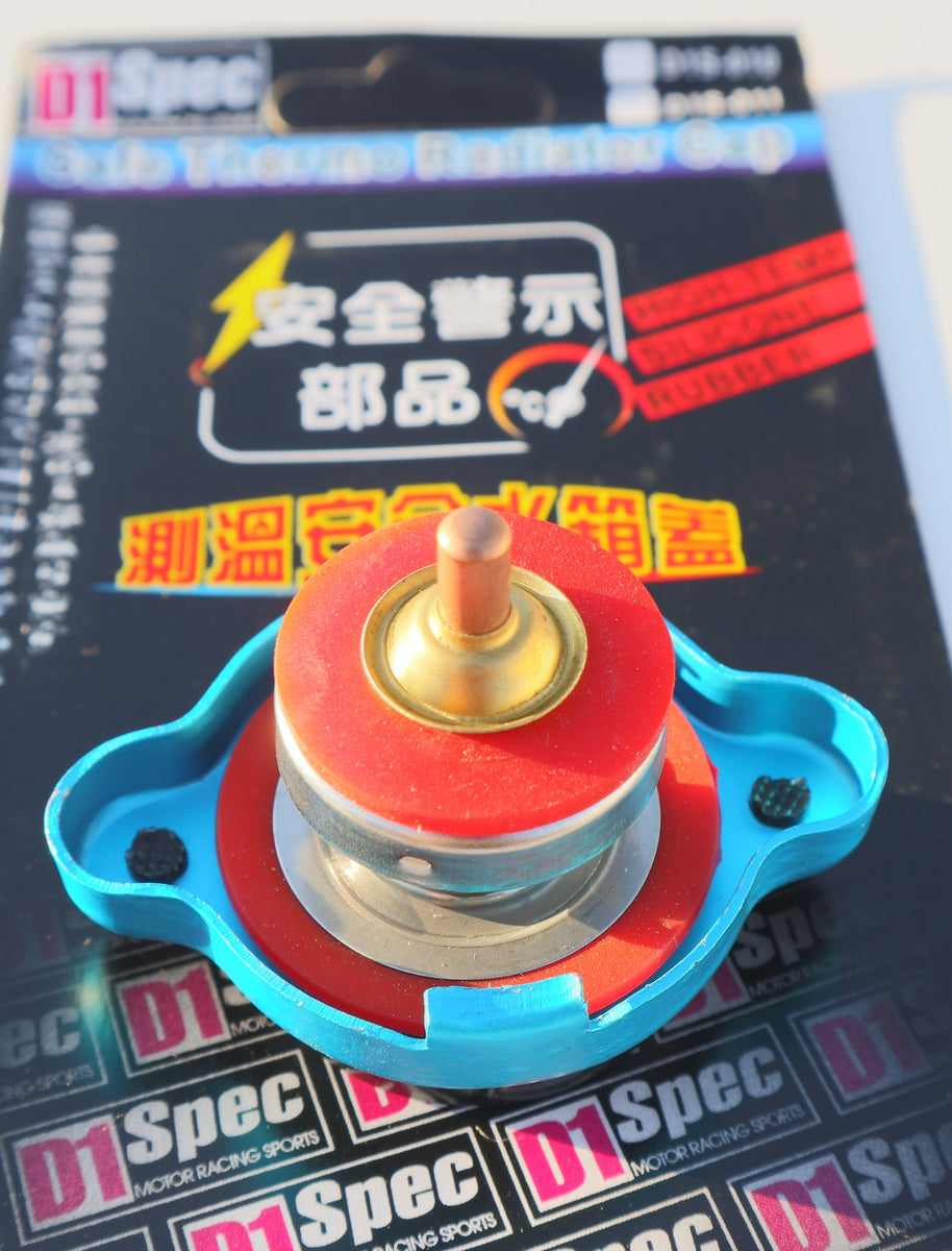 D1 Radiator Cap With Temp Gauge 0.9 1.1 or 1.3 Bar – Giving Back Motorsport