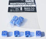 Dice Anodized Alloy Valve Caps