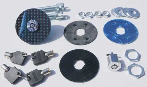 JDM Carbon Key Lock Pin - Round